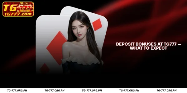 Deposit Bonuses at TG777 — What to Expect